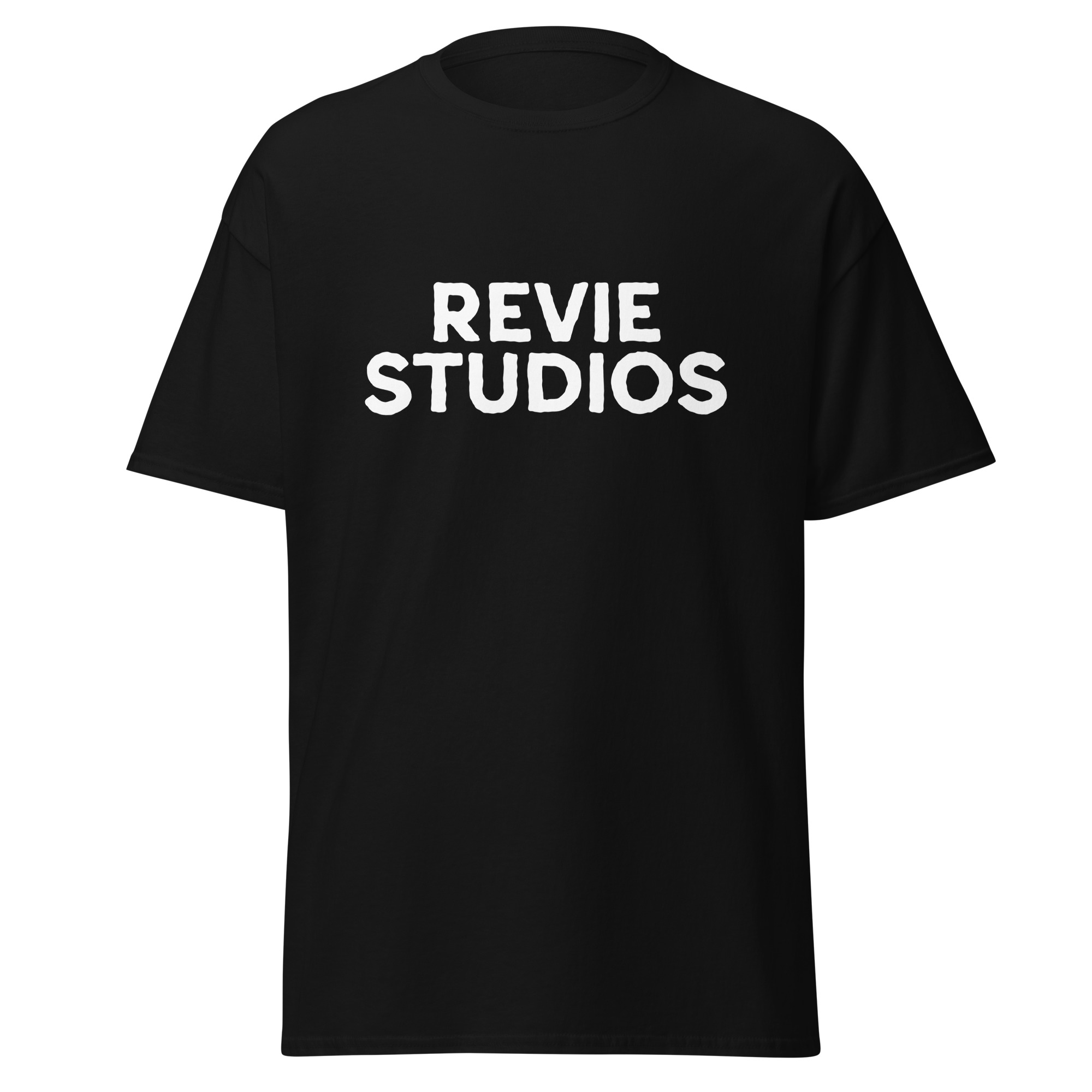 Revie Studios White Logo T-Shirt - Image 4
