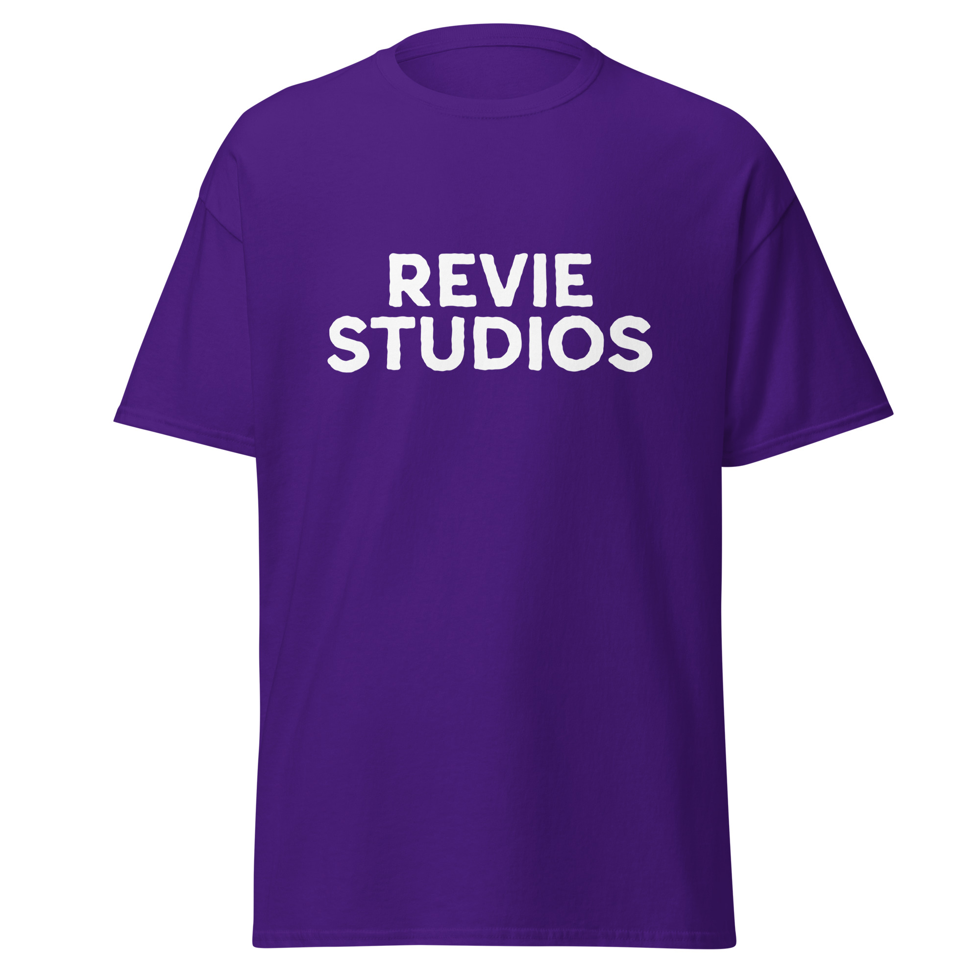 Revie Studios White Logo T-Shirt - Image 3